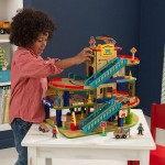 Garaj pentru masinute cu 4 nivele si spalatorie Wash n Go - Kidkraft 63470